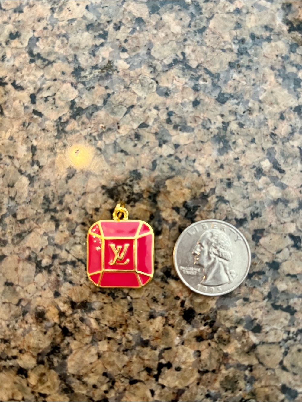 Louis Vuitton Enamel Pendant Charm
